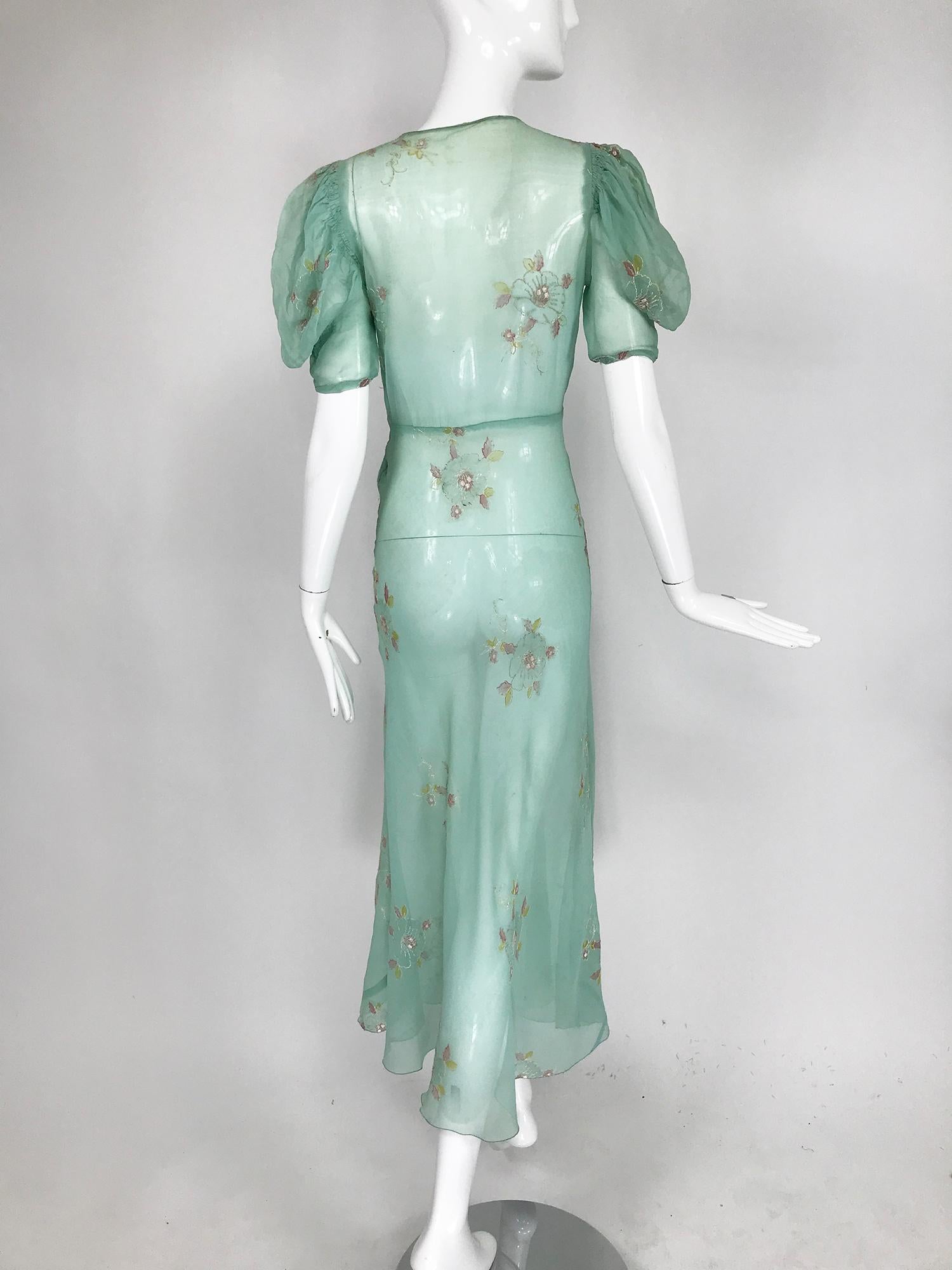 1930s maxi dress