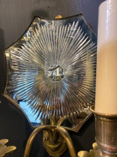 1930 Specchio acidato 2 luci