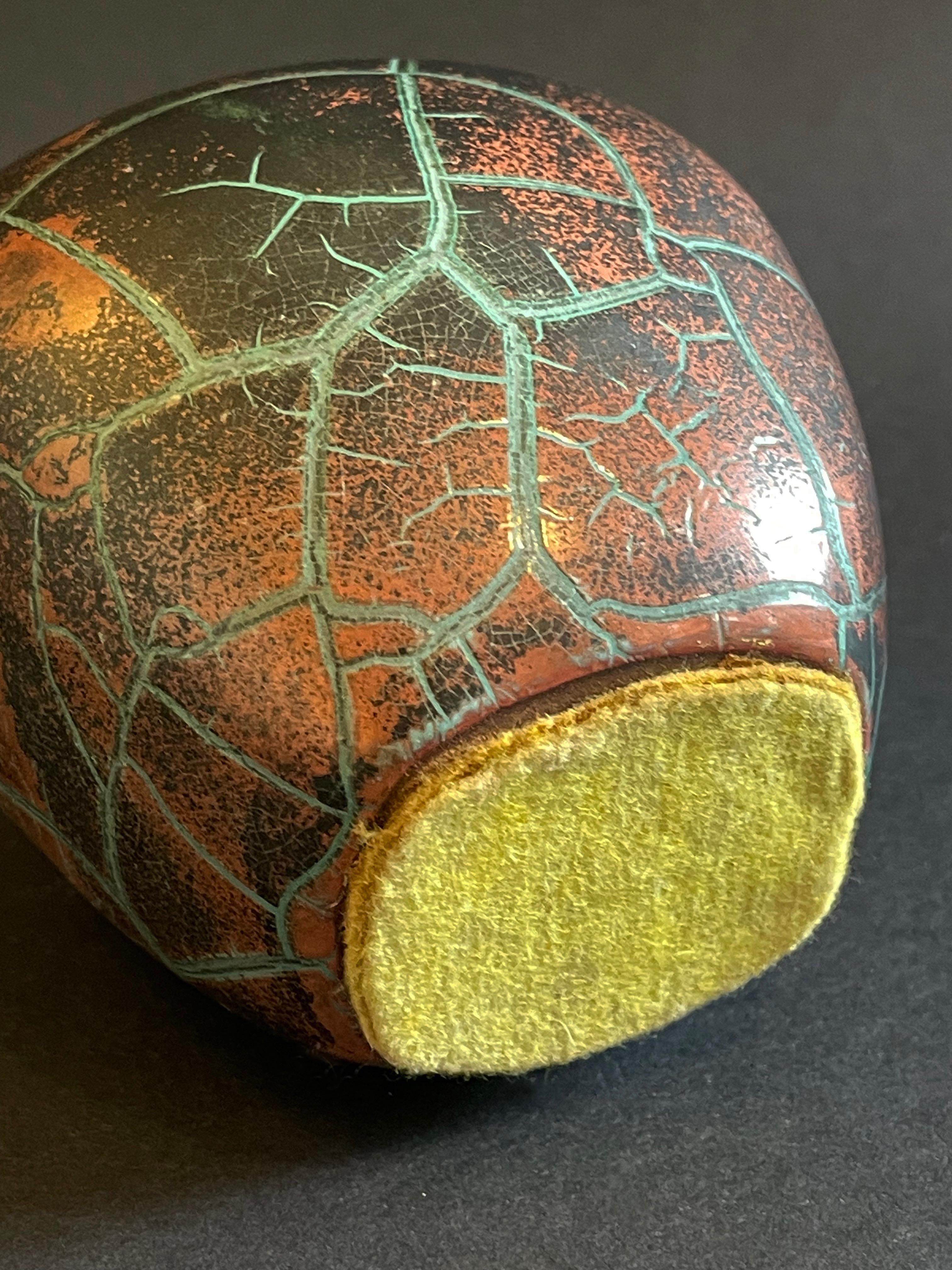 1930s Modern Chinese Vibe, Reduction Glaze by Paul Dresler, Grootenburg, Germany For Sale 3