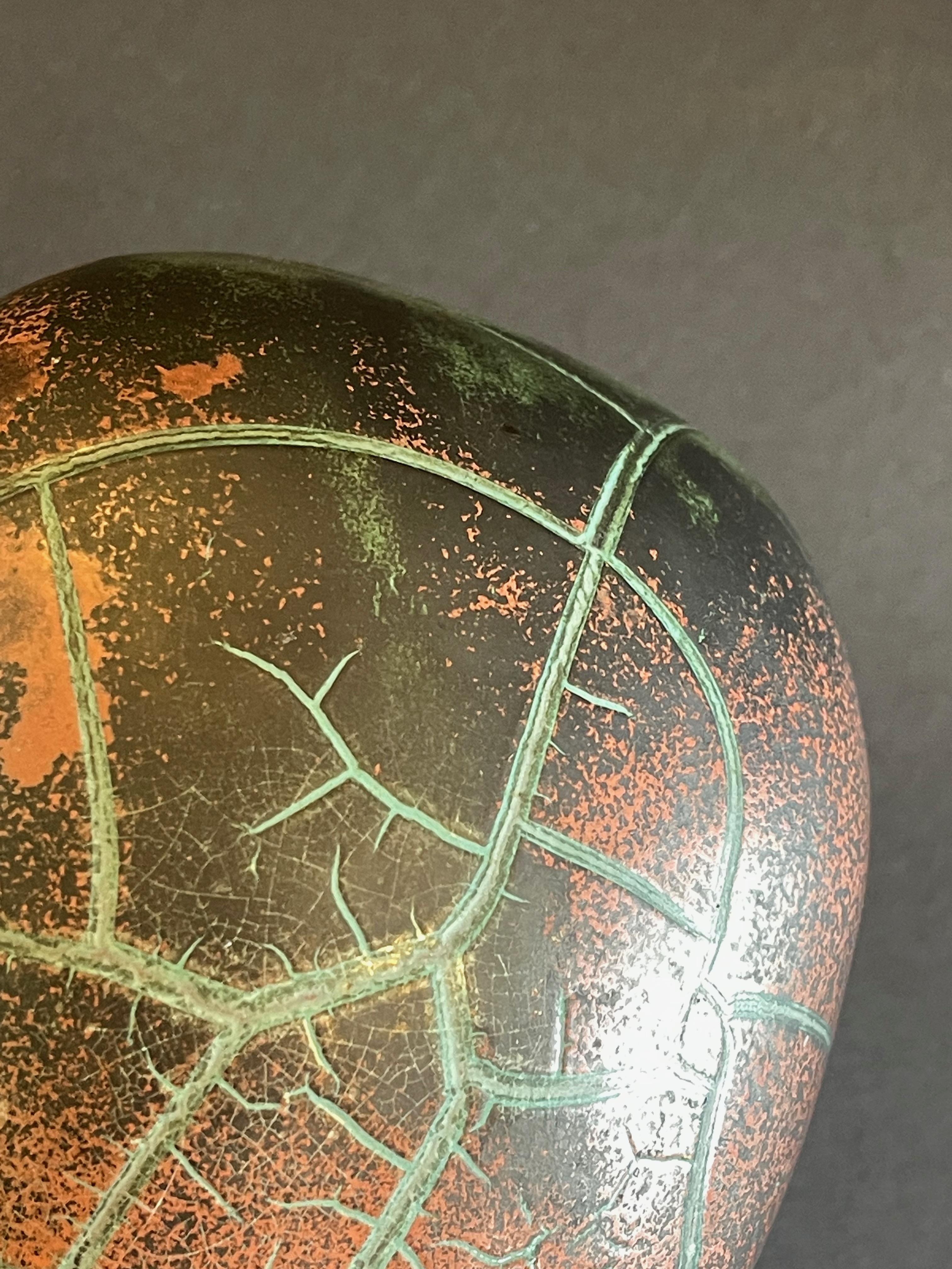 20th Century 1930s Modern Chinese Vibe, Reduction Glaze by Paul Dresler, Grootenburg, Germany For Sale