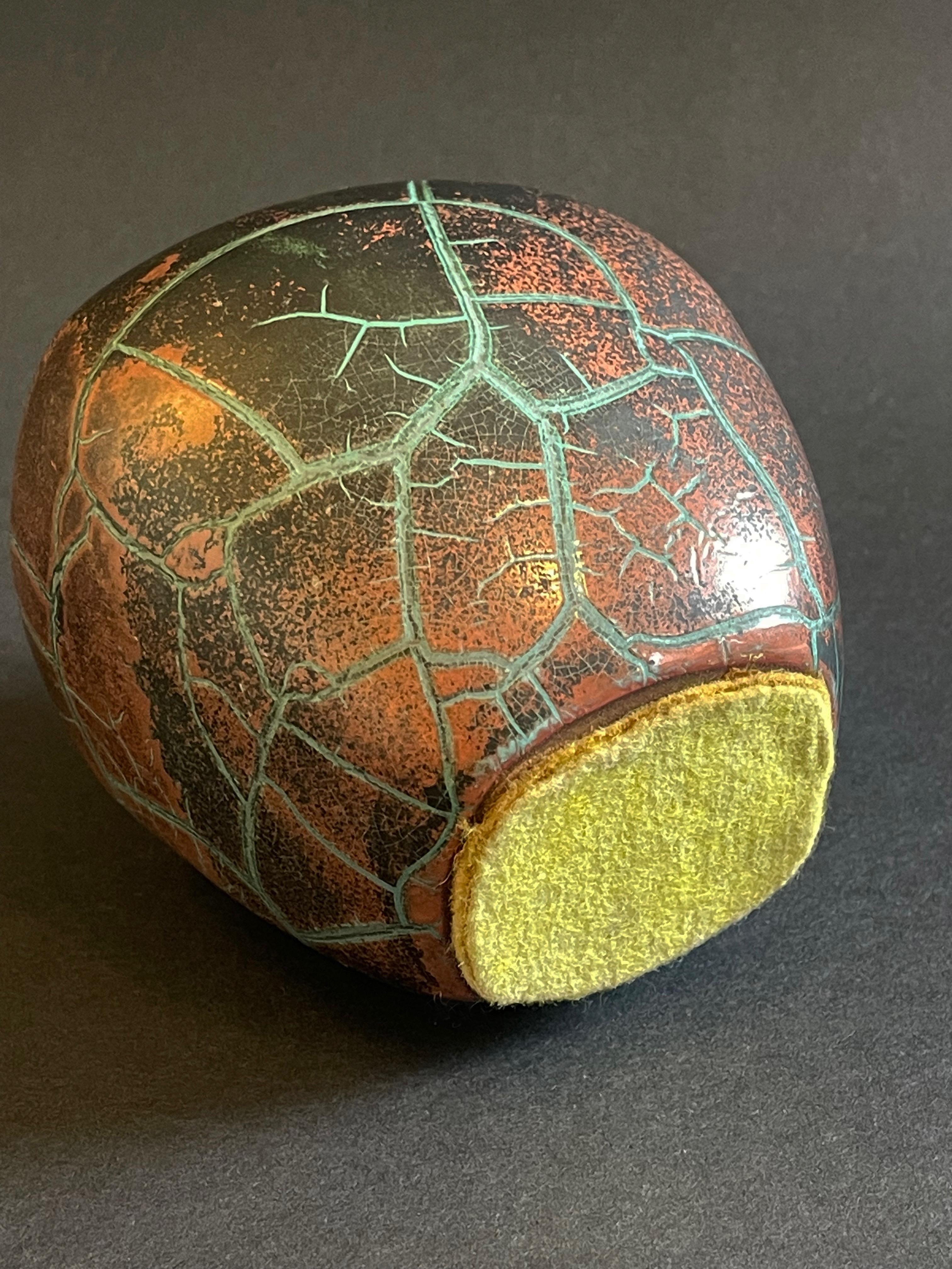 1930s Modern Chinese Vibe, Reduction Glaze by Paul Dresler, Grootenburg, Germany For Sale 2