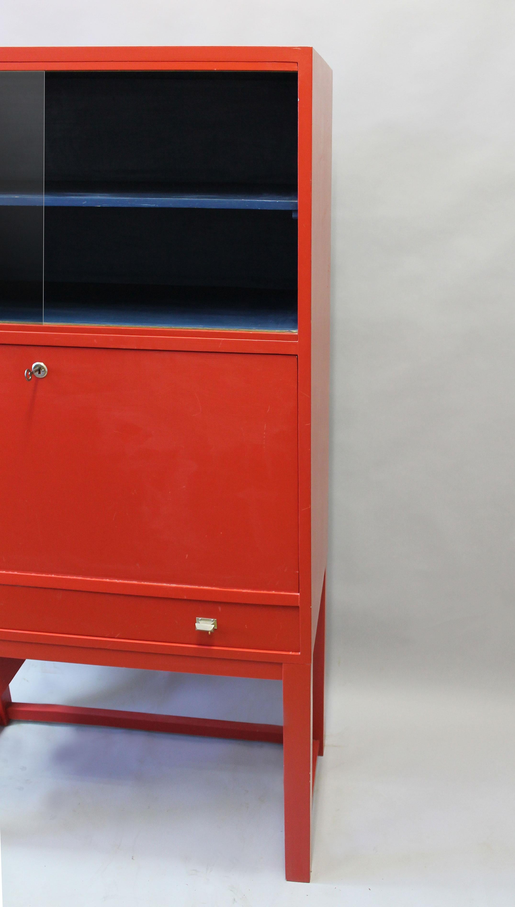 Hêtre Armoire moderniste des années 1930 en vente