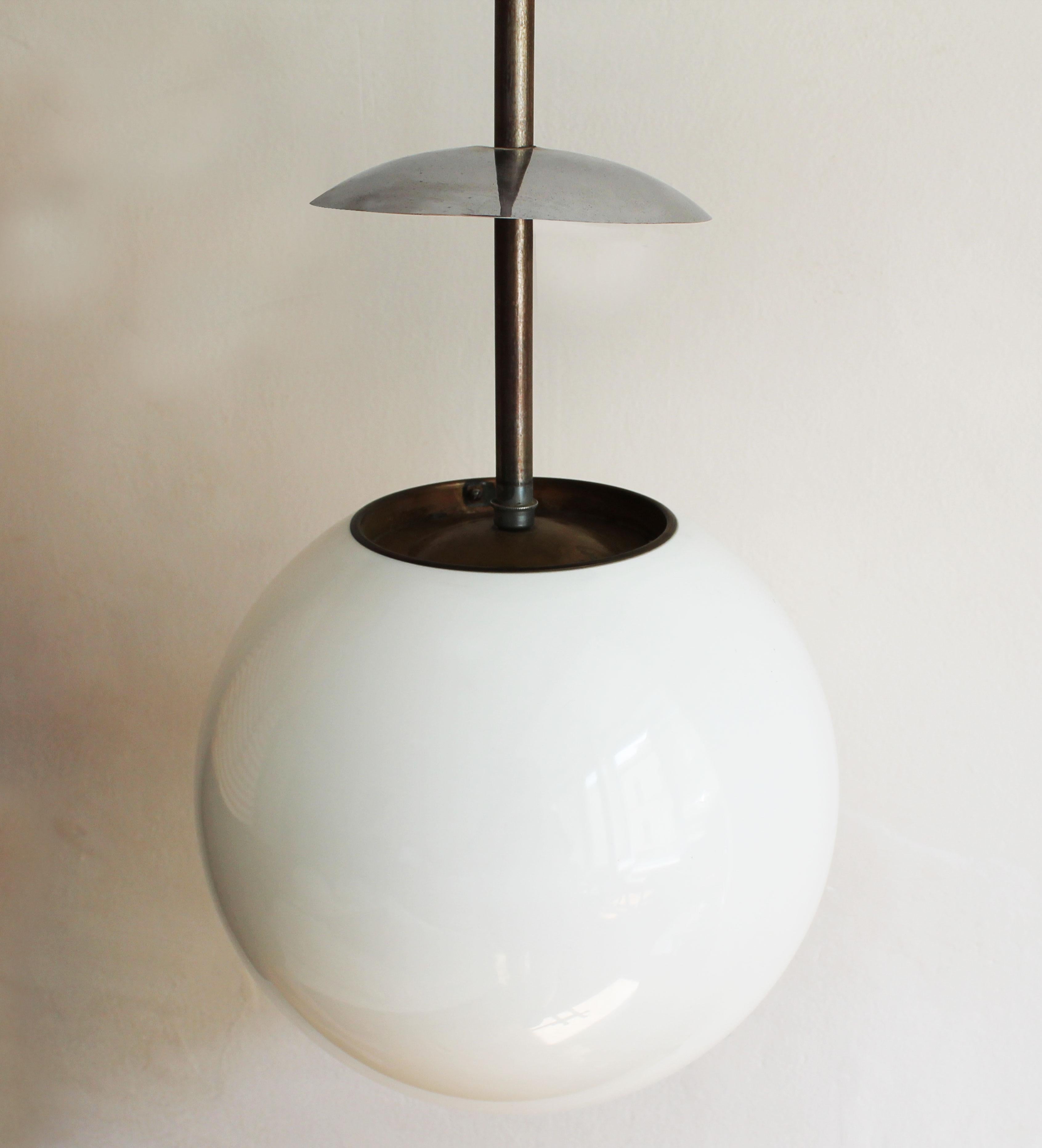 1930's Modernist Ceiling Lamp by Franta Anyz Co. For Sale 2