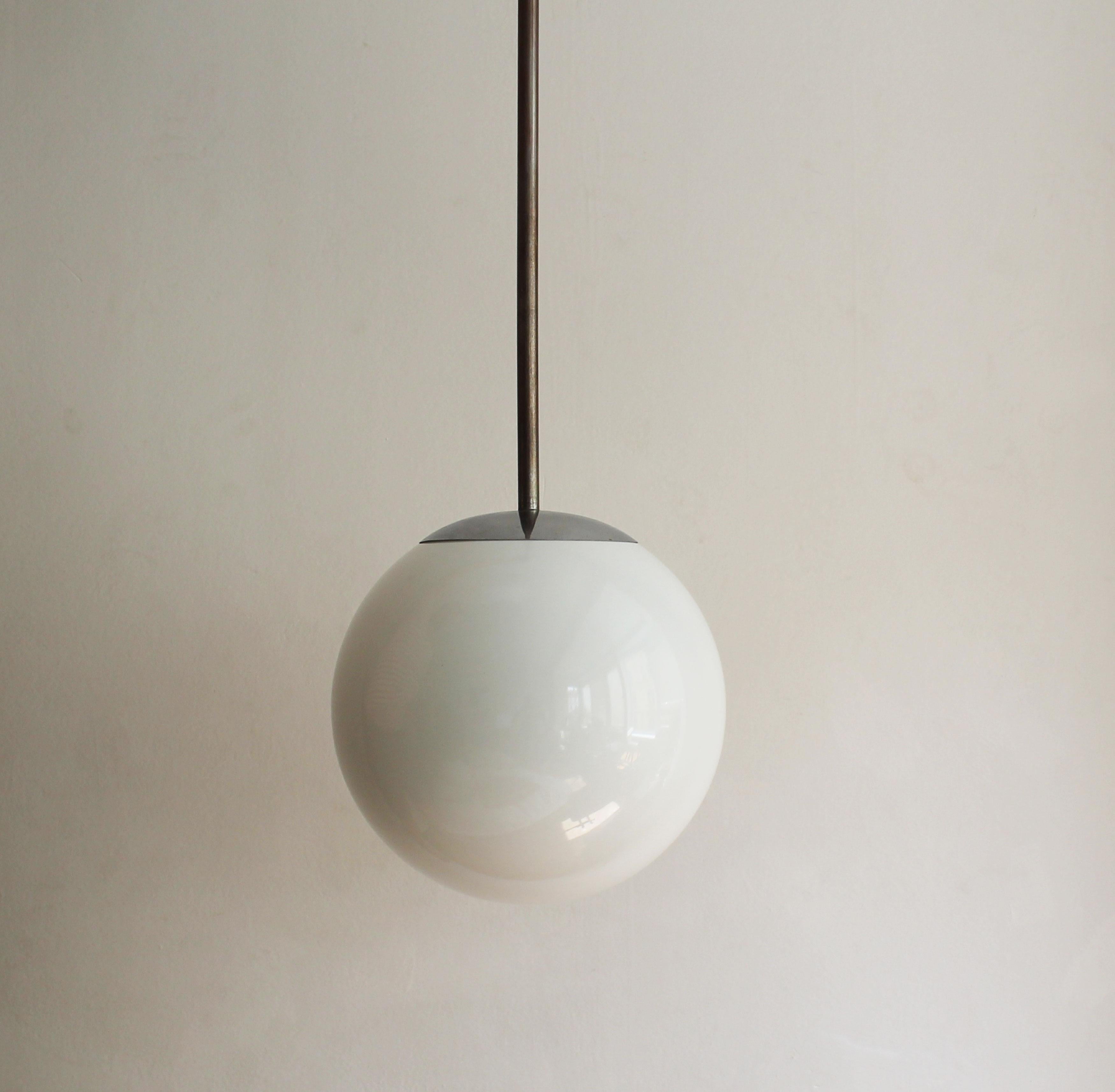 Czech 1930's Modernist Ceiling Lamp by Franta Anyz Co. For Sale
