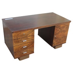 Vintage 1930's Modernist Desk by Jindrich Halabala for UP Brno