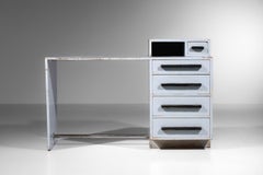 1930s modernist desk in lacquered plywood