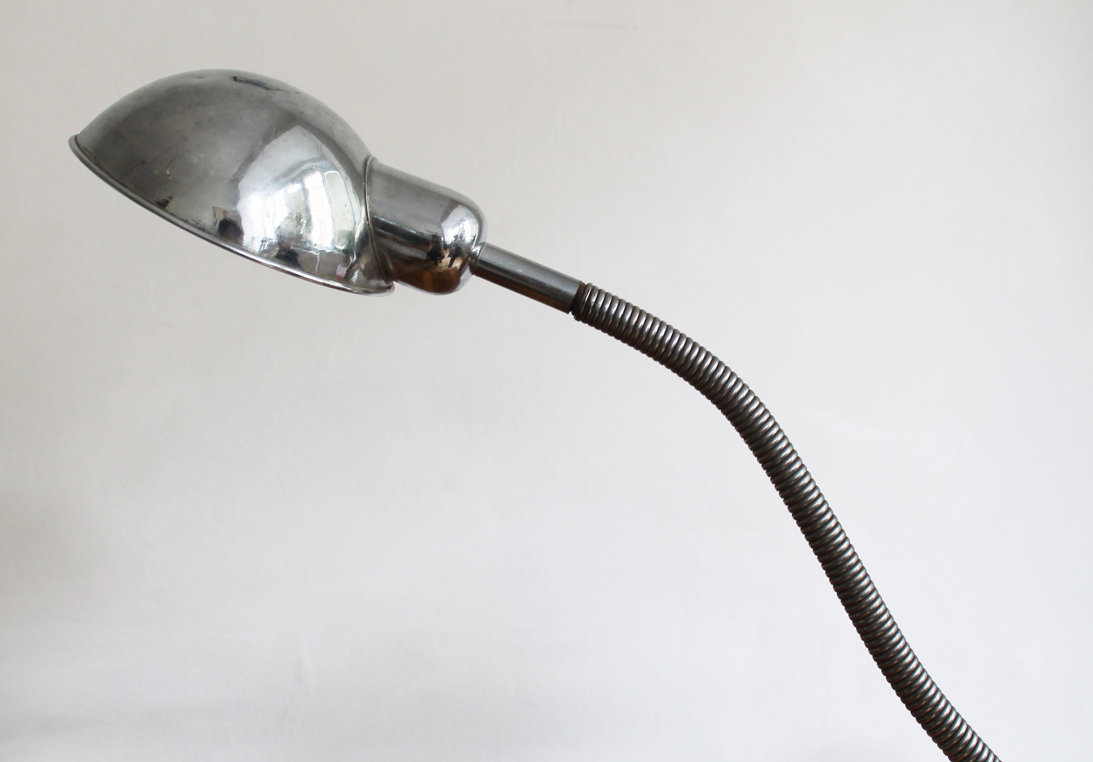 Metal 1930's Modernist Desk Lamp For Sale