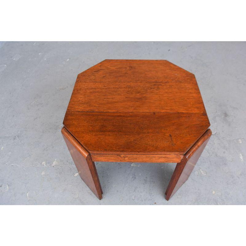 20th Century 1930s Modernist Octagonal Coffee Table For Sale