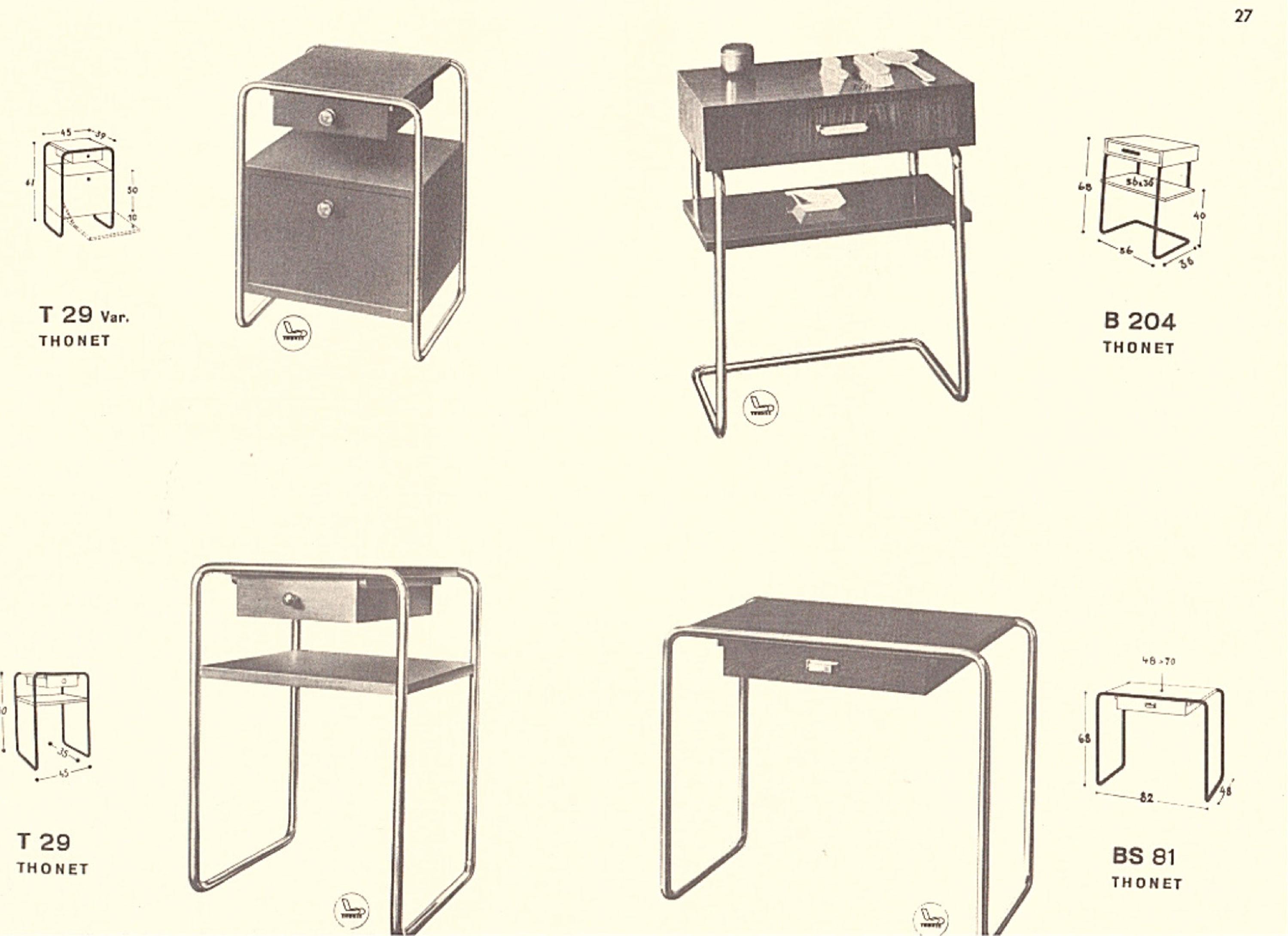 Table d'appoint tubulaire moderniste des années 1930 en vente 3