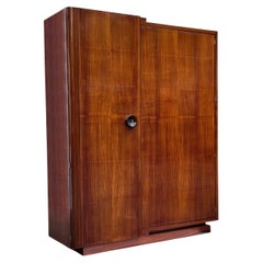 1930s Modernist Wardrobe by André Sornay, Stamped and Documented