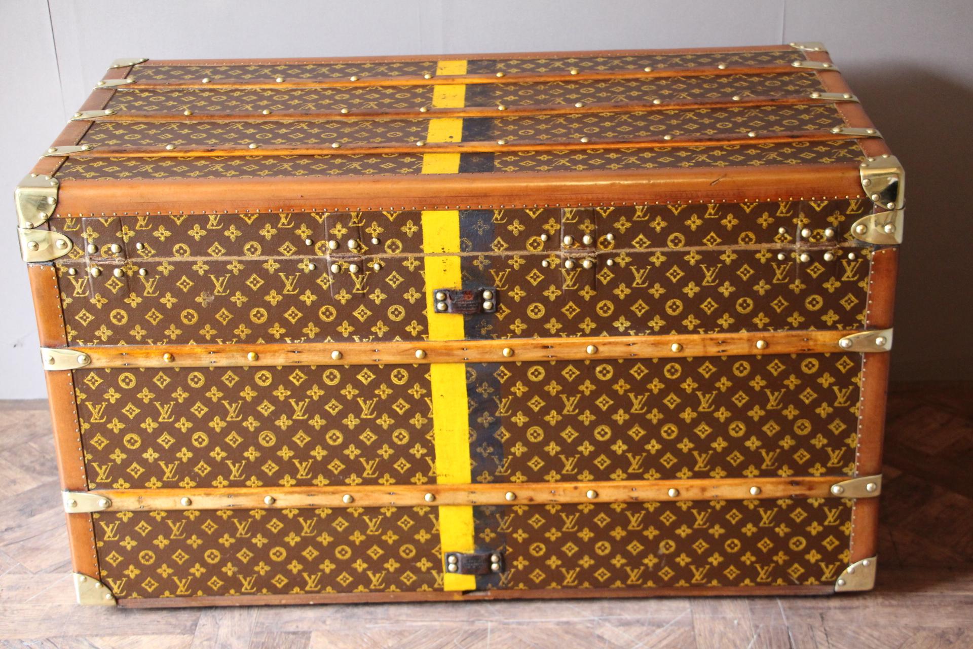 1930s Monogram Louis Vuitton Trunk 5