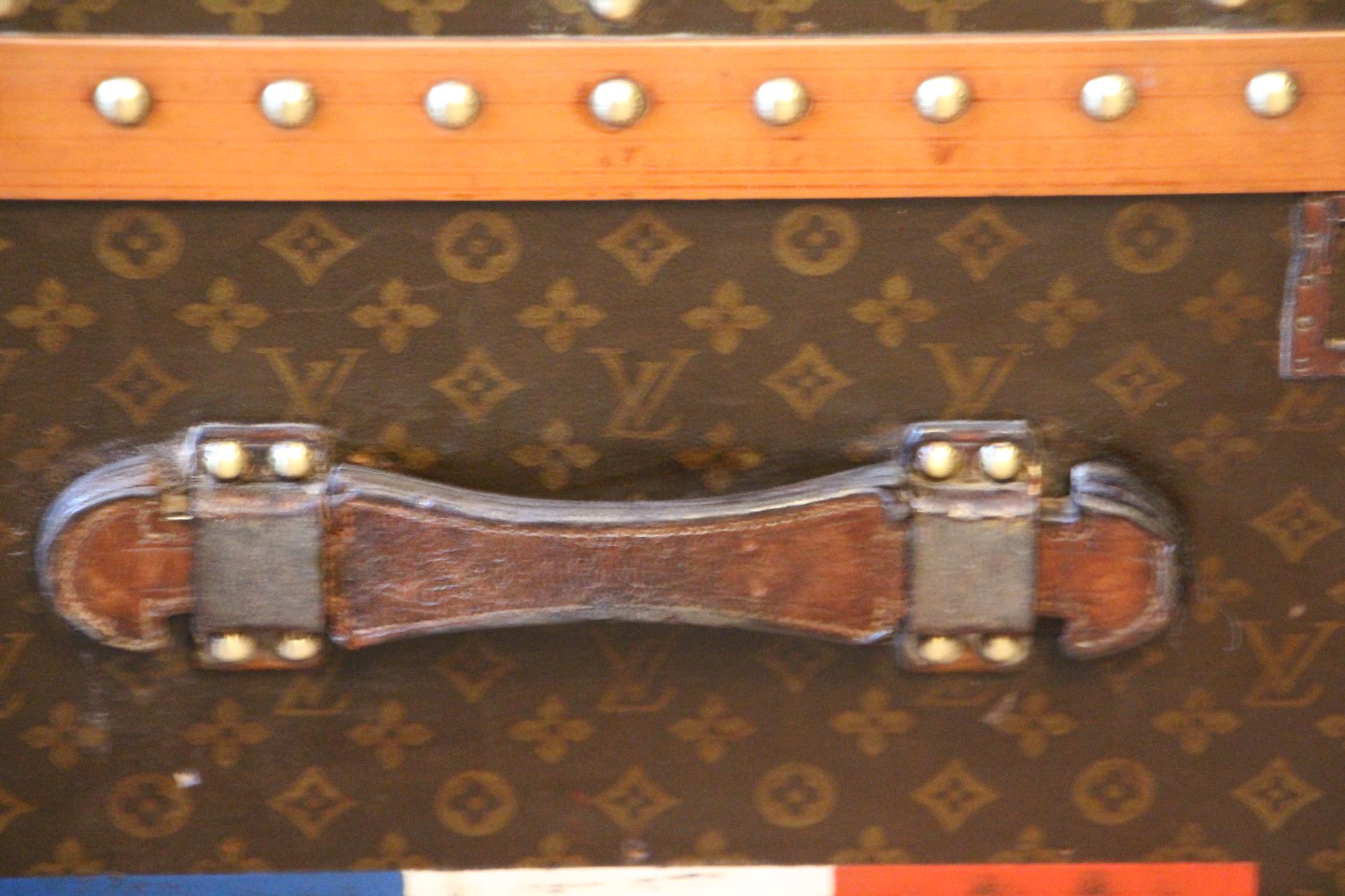 1930s Monogram Louis Vuitton Trunk 4