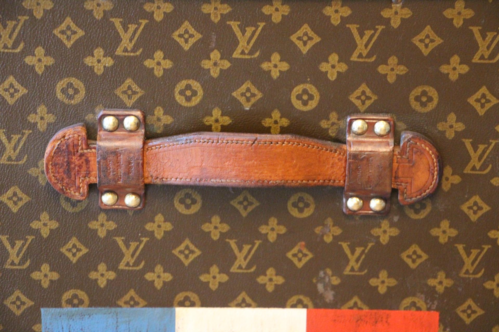 1930s Monogram Louis Vuitton Trunk 6