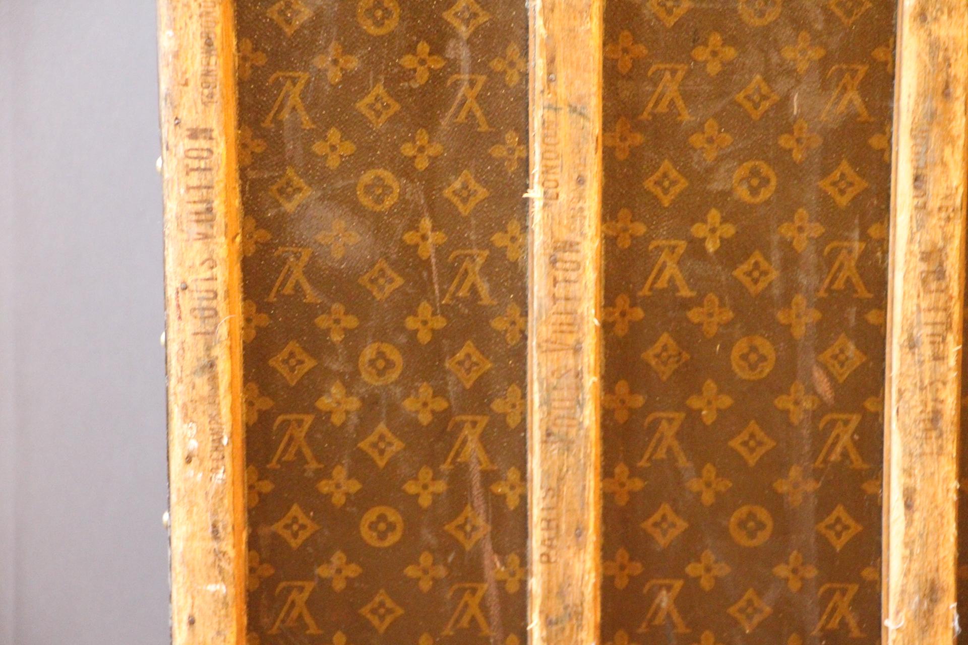 1930s Monogram Louis Vuitton Trunk 6