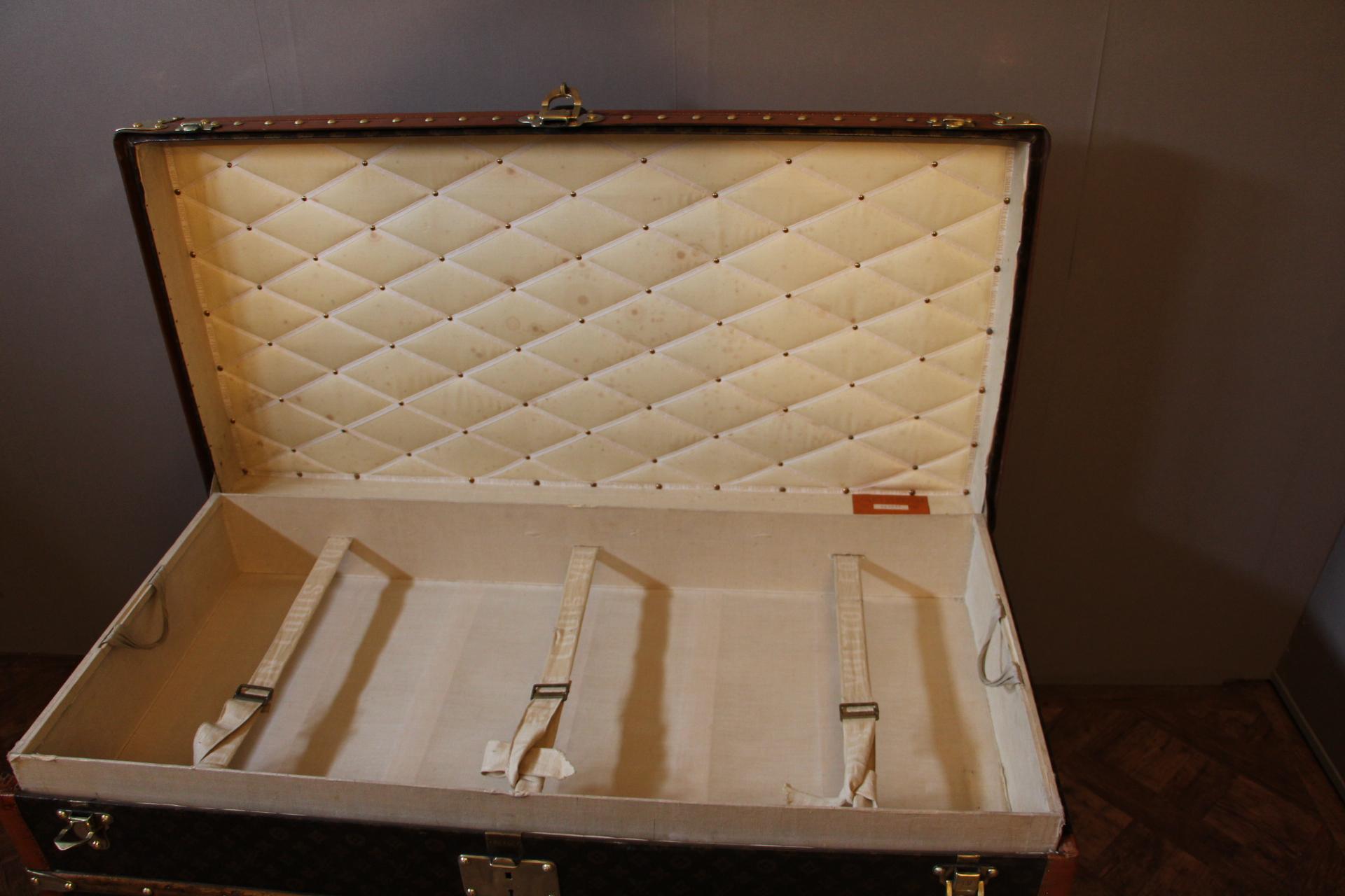 1930s Monogram Louis Vuitton Trunk 7