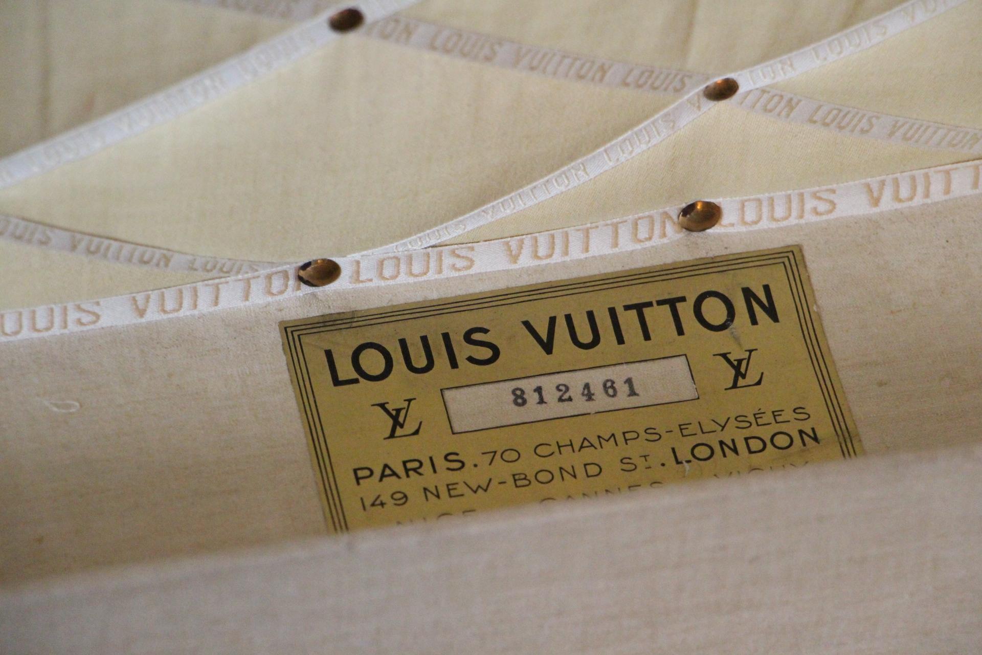 1930s Monogram Louis Vuitton Trunk 10