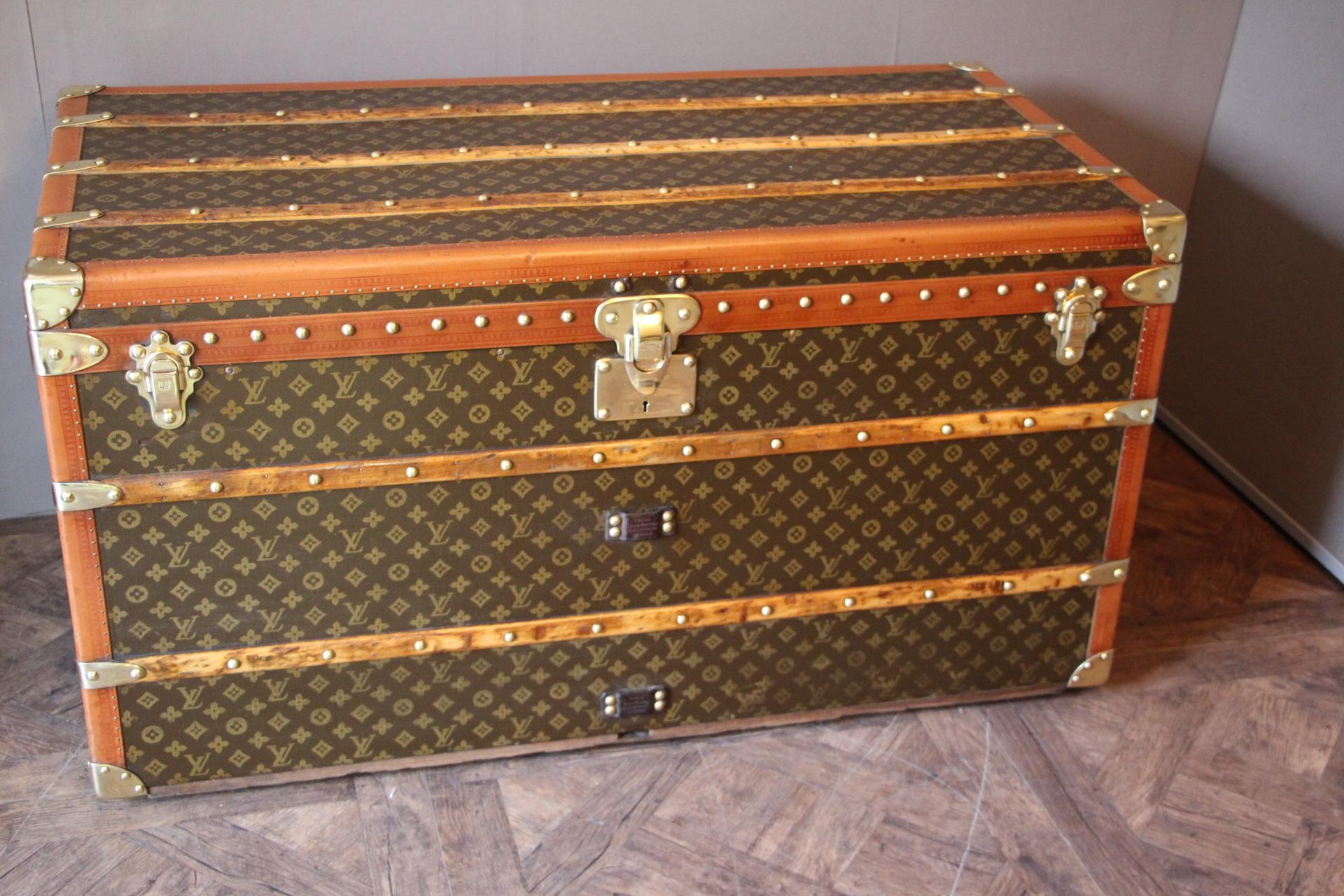 French 1930s Monogram Louis Vuitton Trunk