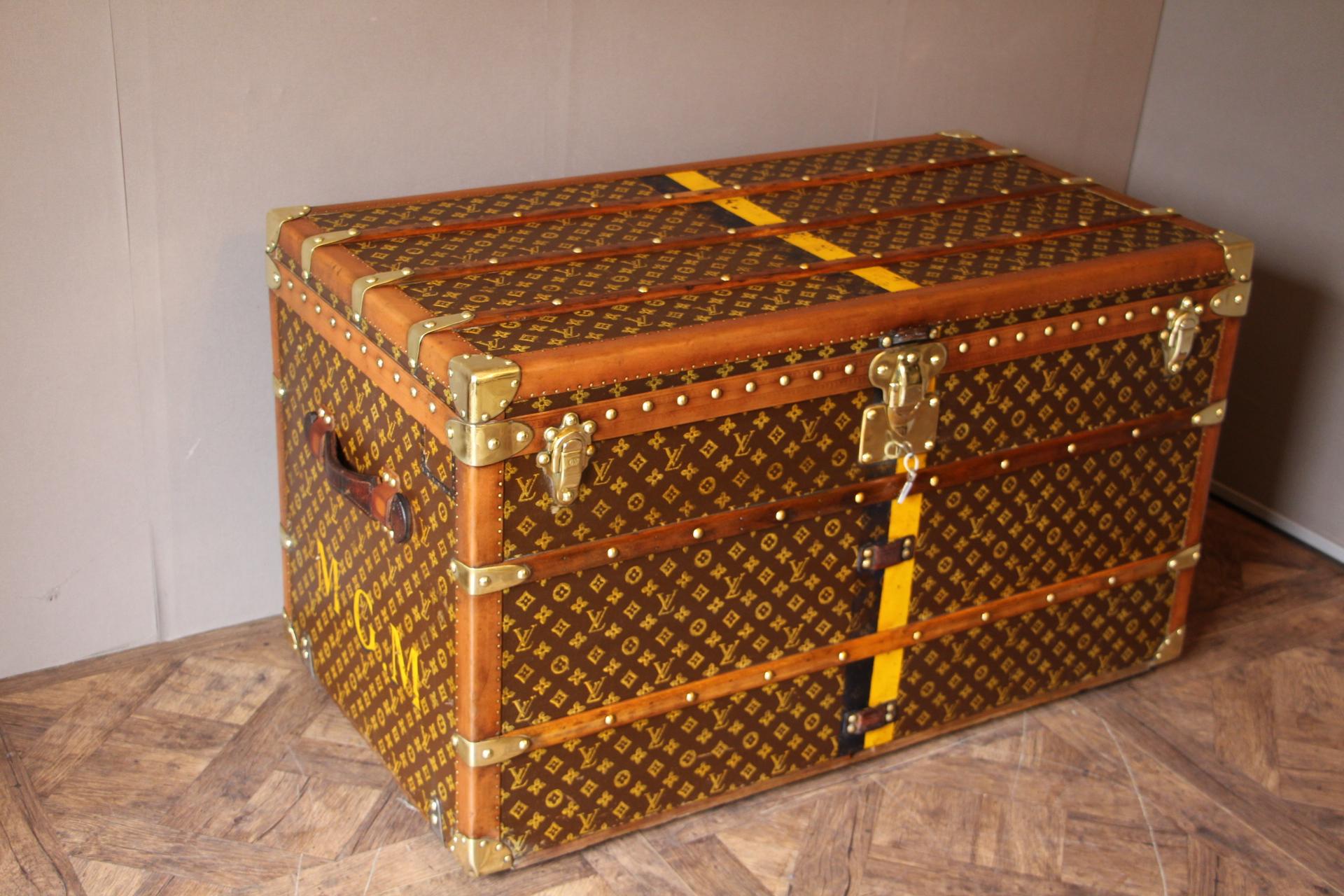 French 1930s Monogram Louis Vuitton Trunk