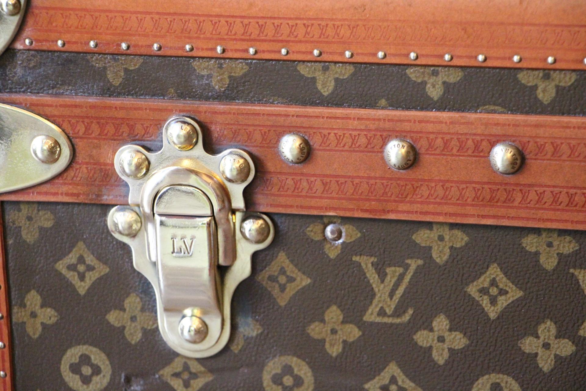 Mid-20th Century 1930s Monogram Louis Vuitton Trunk