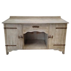 1930s Monterey Credenza in Straw Ivory