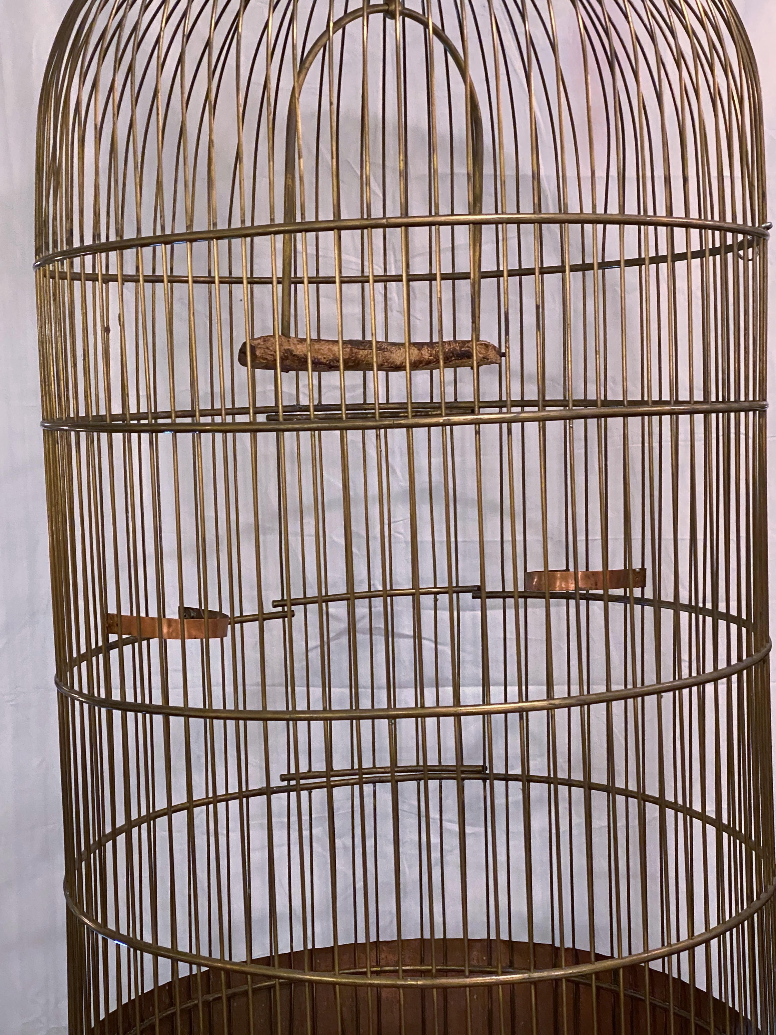 copper bird cage for sale