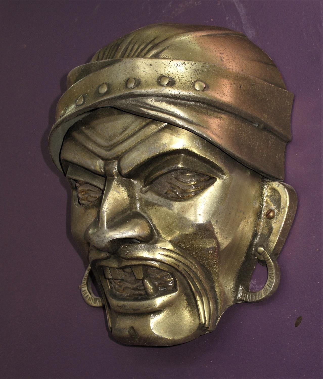 1930s Movie Theater Lobby Pirate Sconce In Good Condition In Prescott, US