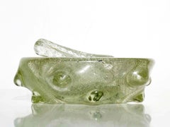 1930s "Mugnoni" Ercole Barovier Art Deco Italian Murano Glass Ashtray