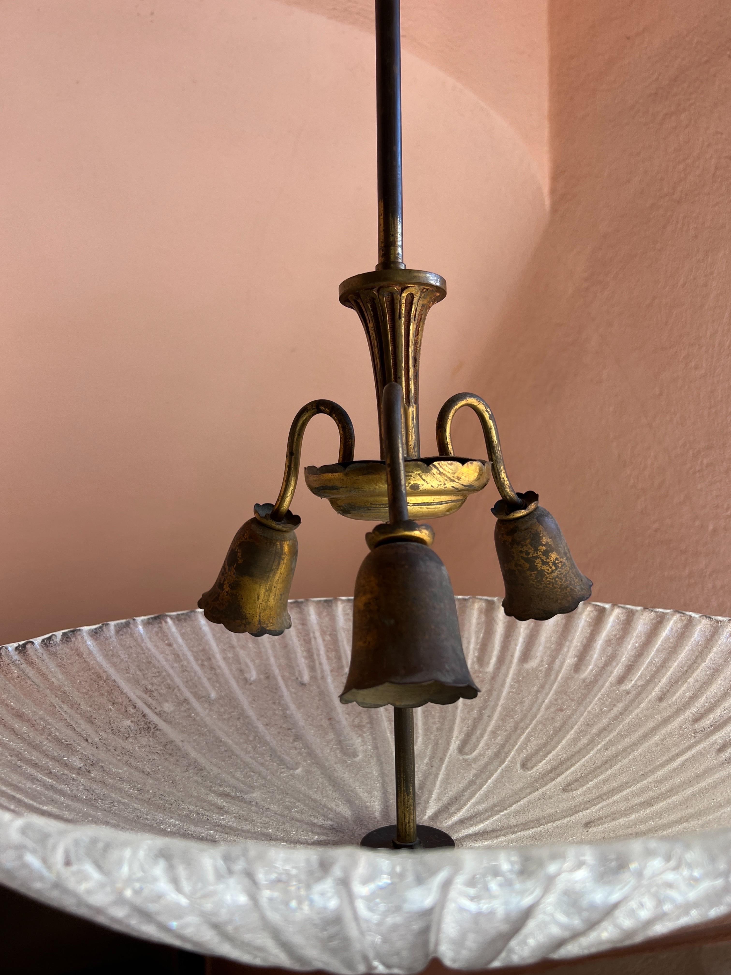 Kronleuchter aus Murano-Glas aus den 1930er Jahren von Barovier&Toso (Italienisch) im Angebot