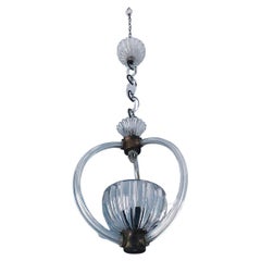 1930s Murano glass chandelier by Barovier&Toso