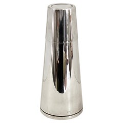 1930s Napier Silver-Plate Cocktail Shaker Designed by Emil Schuelke