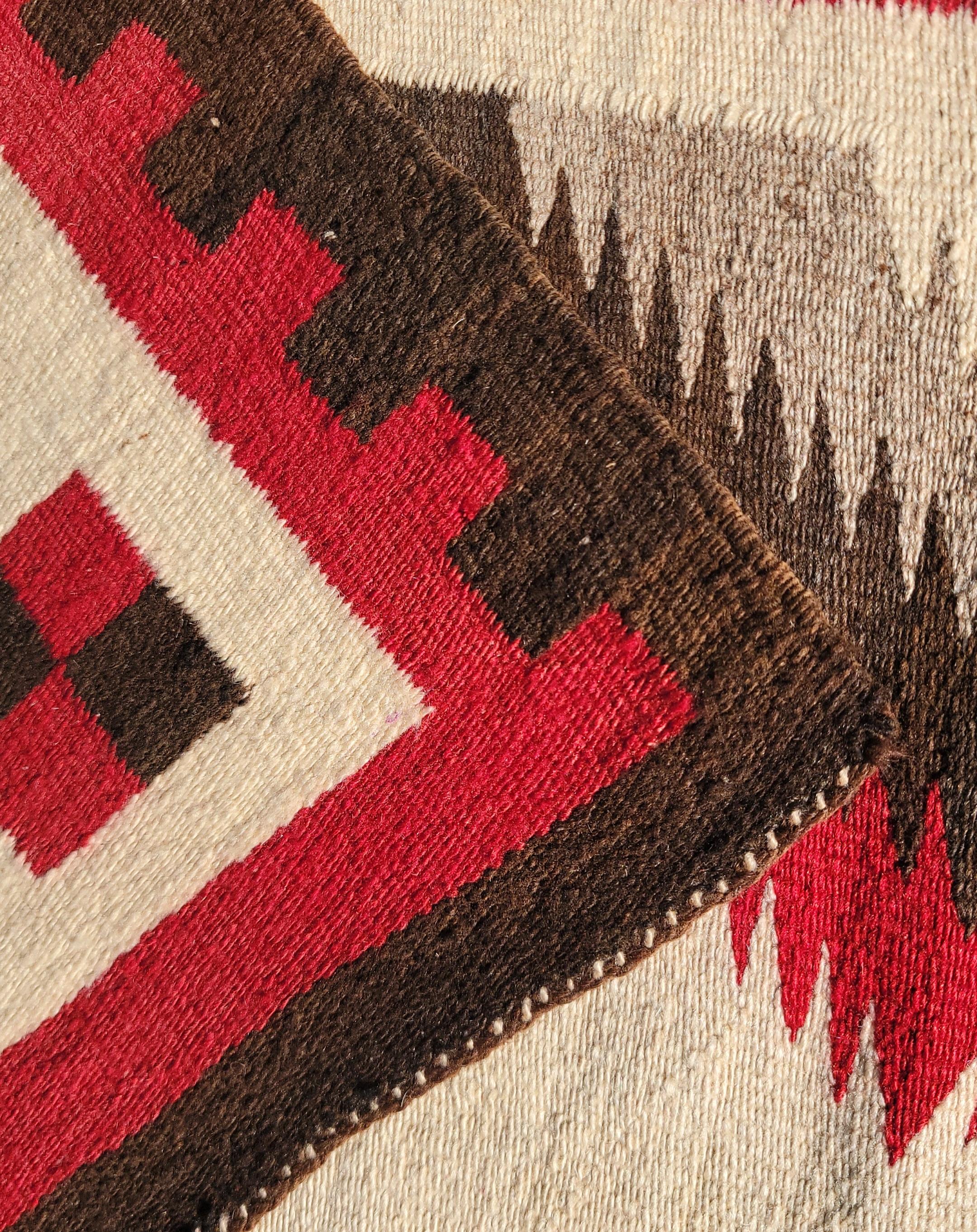 Navajo Indian Weaving Läufer rug.this Auge Blender wurde prof. gereinigt und in tadellosem Zustand.