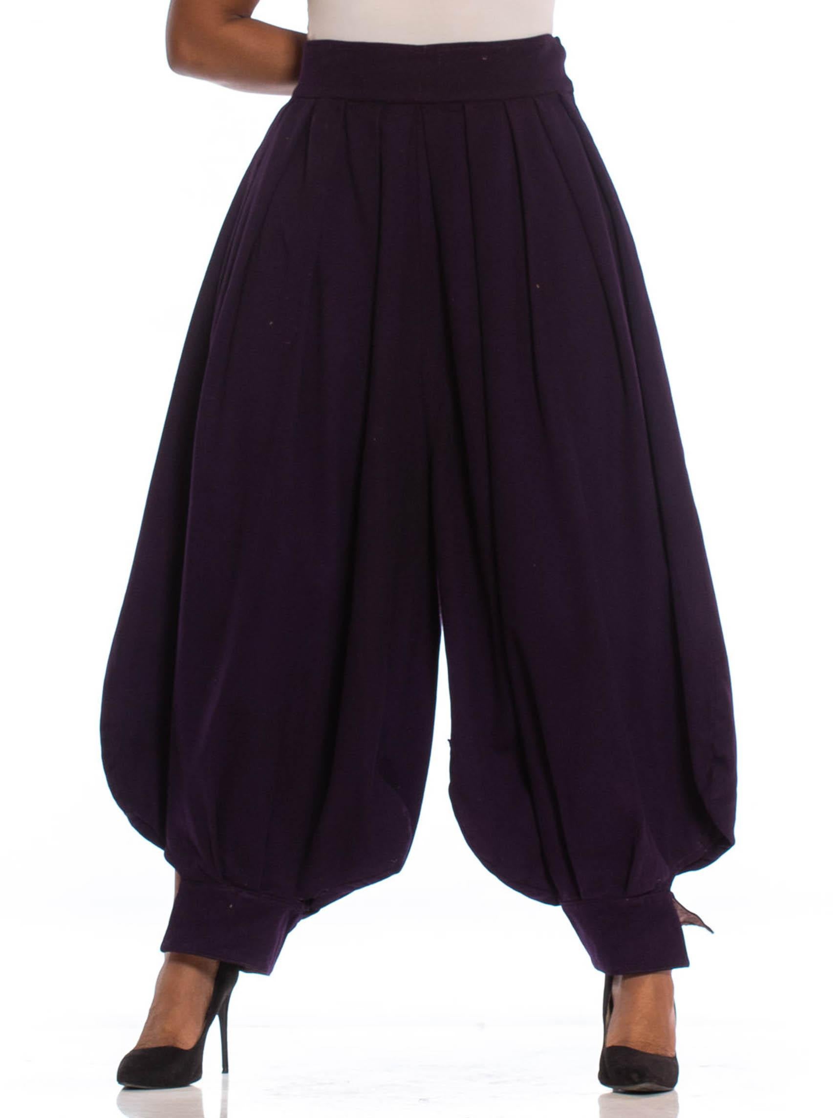 gabardine en laine bleu marine des années 1930  Pantalons pour hommes de Warner Bros Costumes