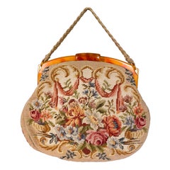 1930s Needle Point Handbag