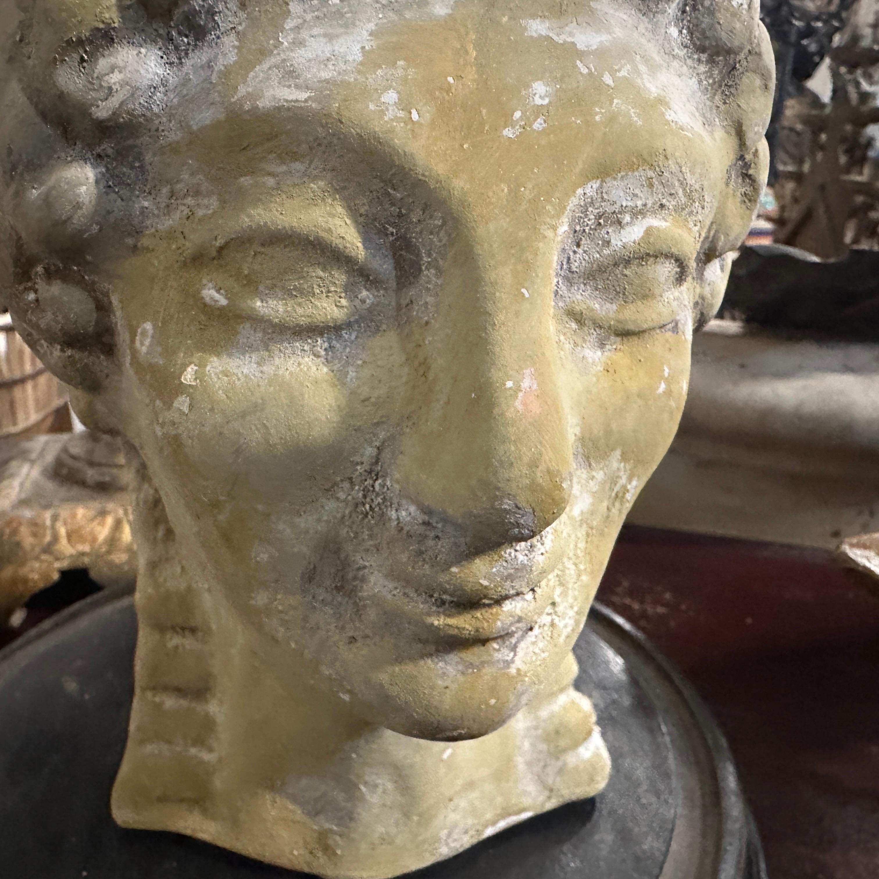 Busto di Apollo in terracotta siciliana Neo Craft degli anni '30, realizzato a mano in vendita 2