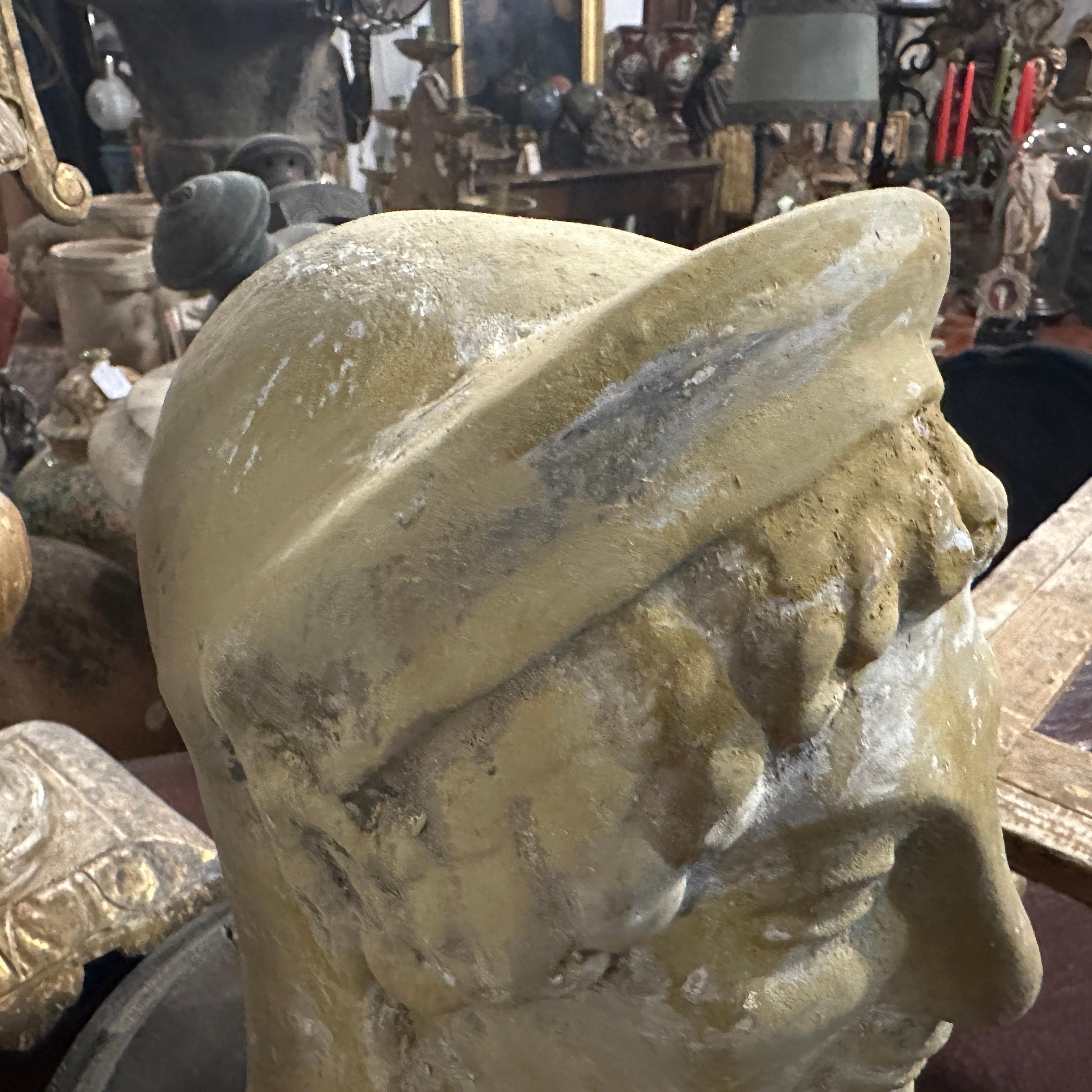 Busto di Apollo in terracotta siciliana Neo Craft degli anni '30, realizzato a mano in vendita 5