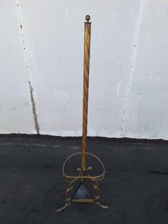 1930's Neoclassical Brass Umbrella Stand