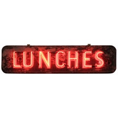 1930s Neon Sign Lunches