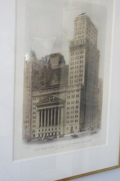 1930s New York Stock Exchange Print