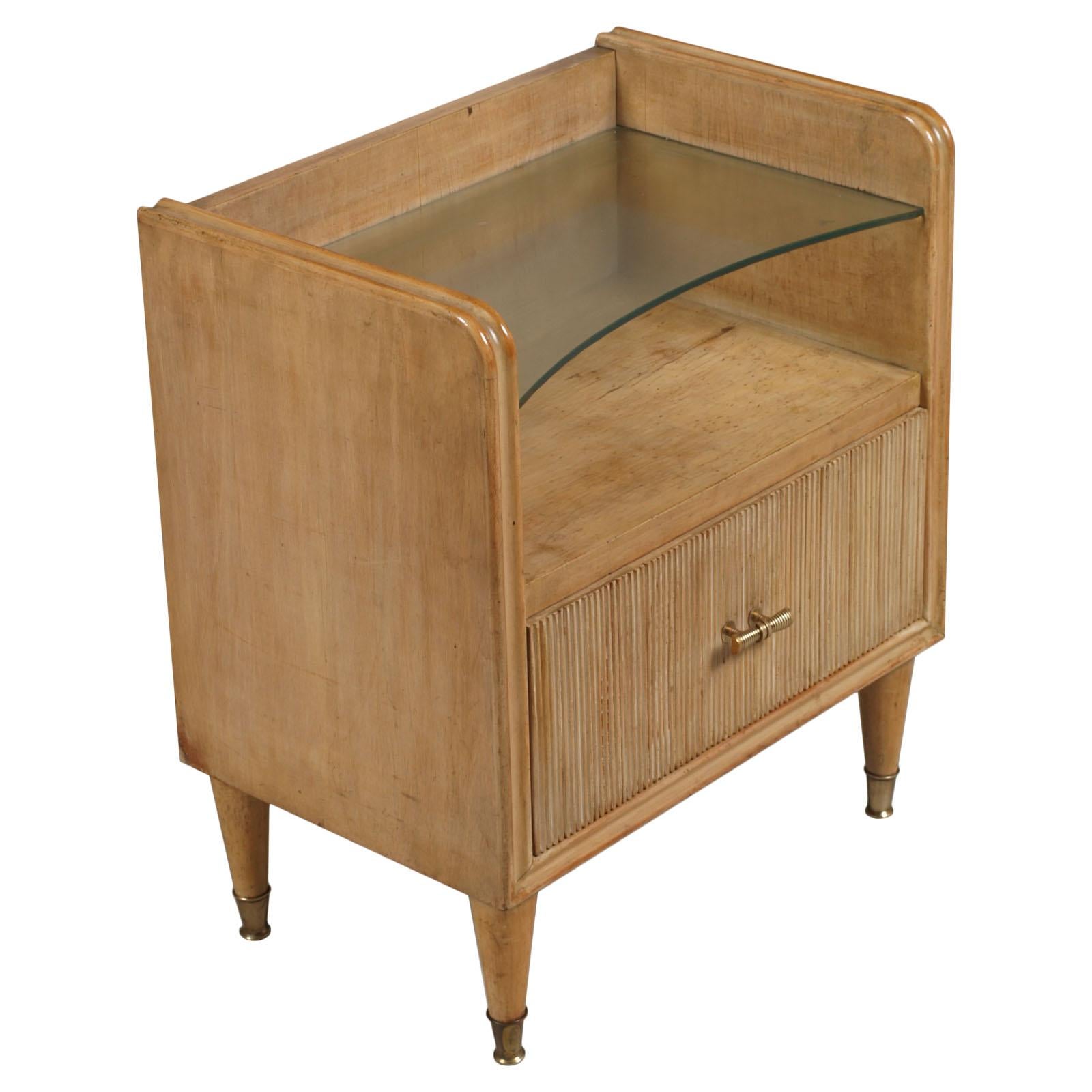 1930s Nightstand Art Deco, Gio Ponti attributed, from Cantù Canale Mobili d'Arte For Sale