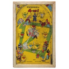 Used 1930s Northwestern Poosh-m-up Jr. Baseball Tabletop Pinball Game