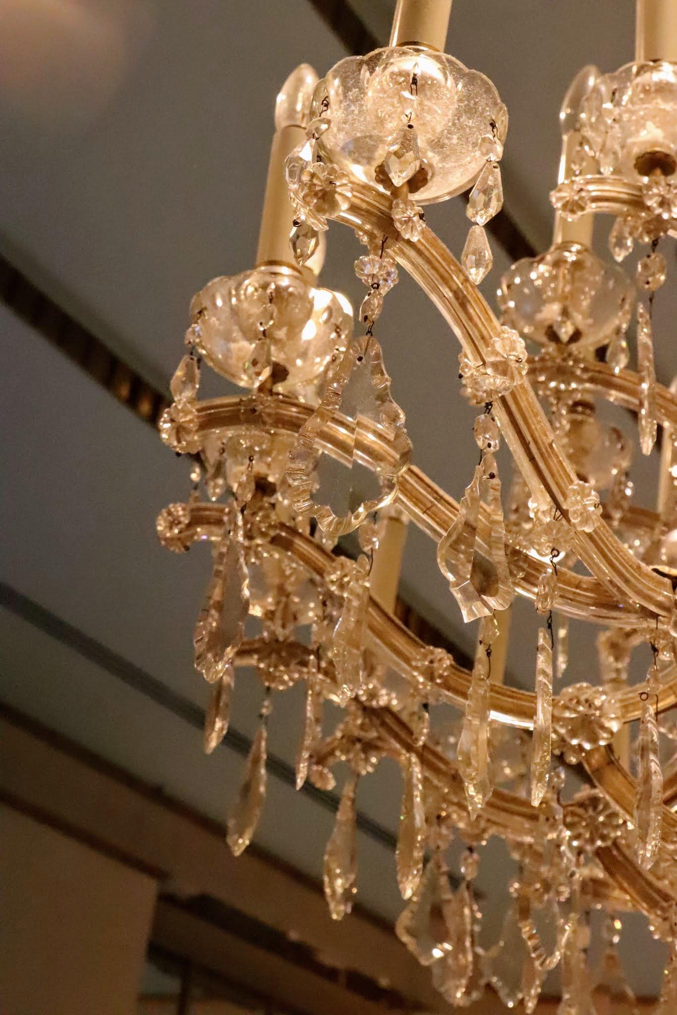 NYC Waldorf Astoria Hotel Chandelier Marie Therese Louis XVI Meeting Room 14