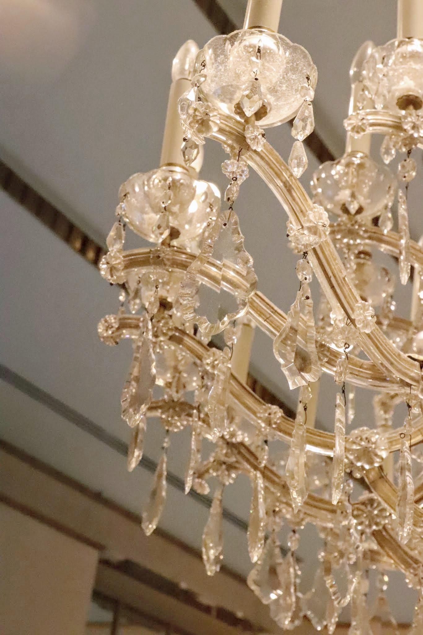 Crystal NYC Waldorf Astoria Hotel Chandelier Marie Therese Louis XVI Meeting Room