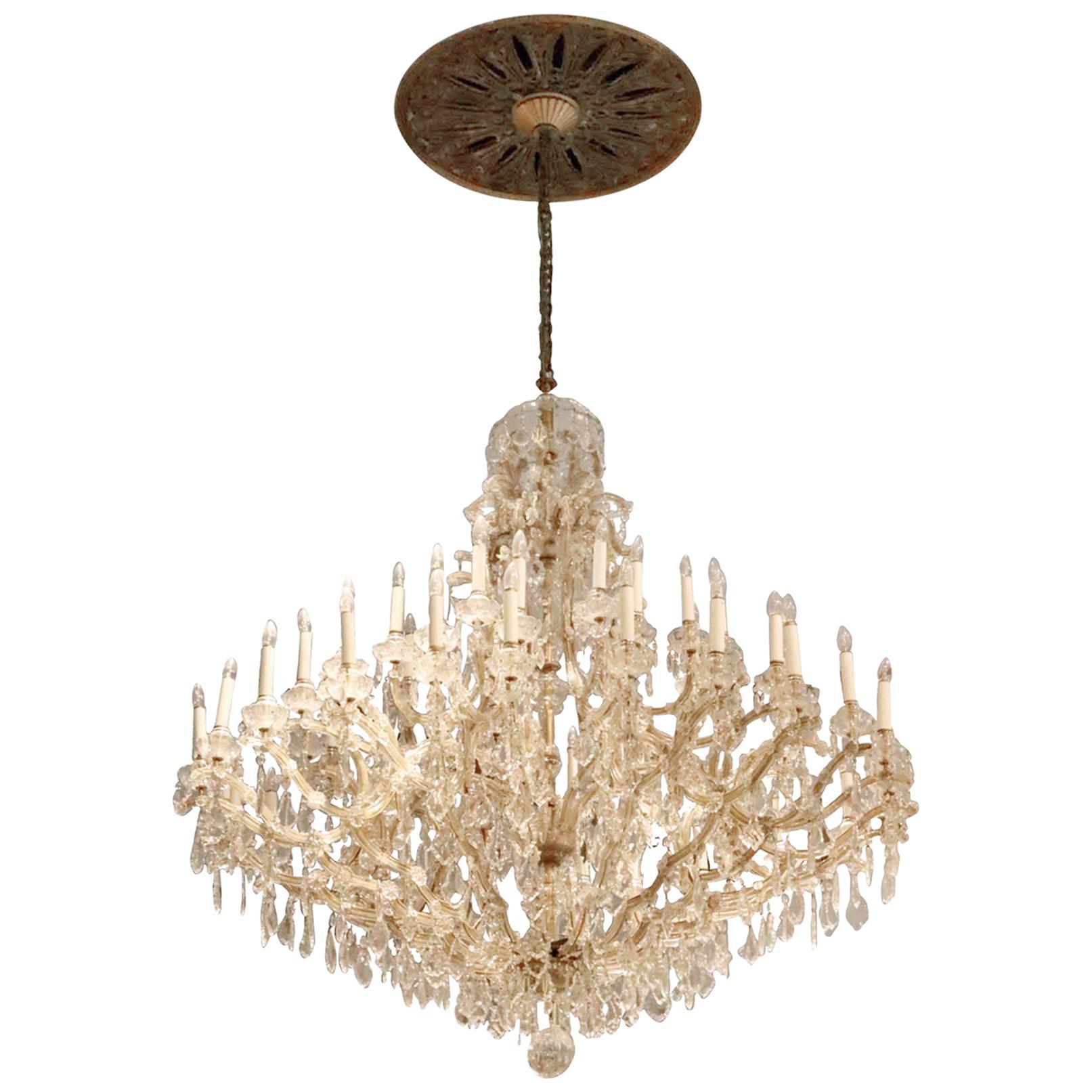 NYC Waldorf Astoria Hotel Chandelier Marie Therese Louis XVI Meeting Room