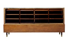 1930's Oak and Teak Glazed Haberdashery Display Cabinet