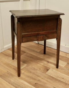 1930s Oak Sewing Box Table by Morco