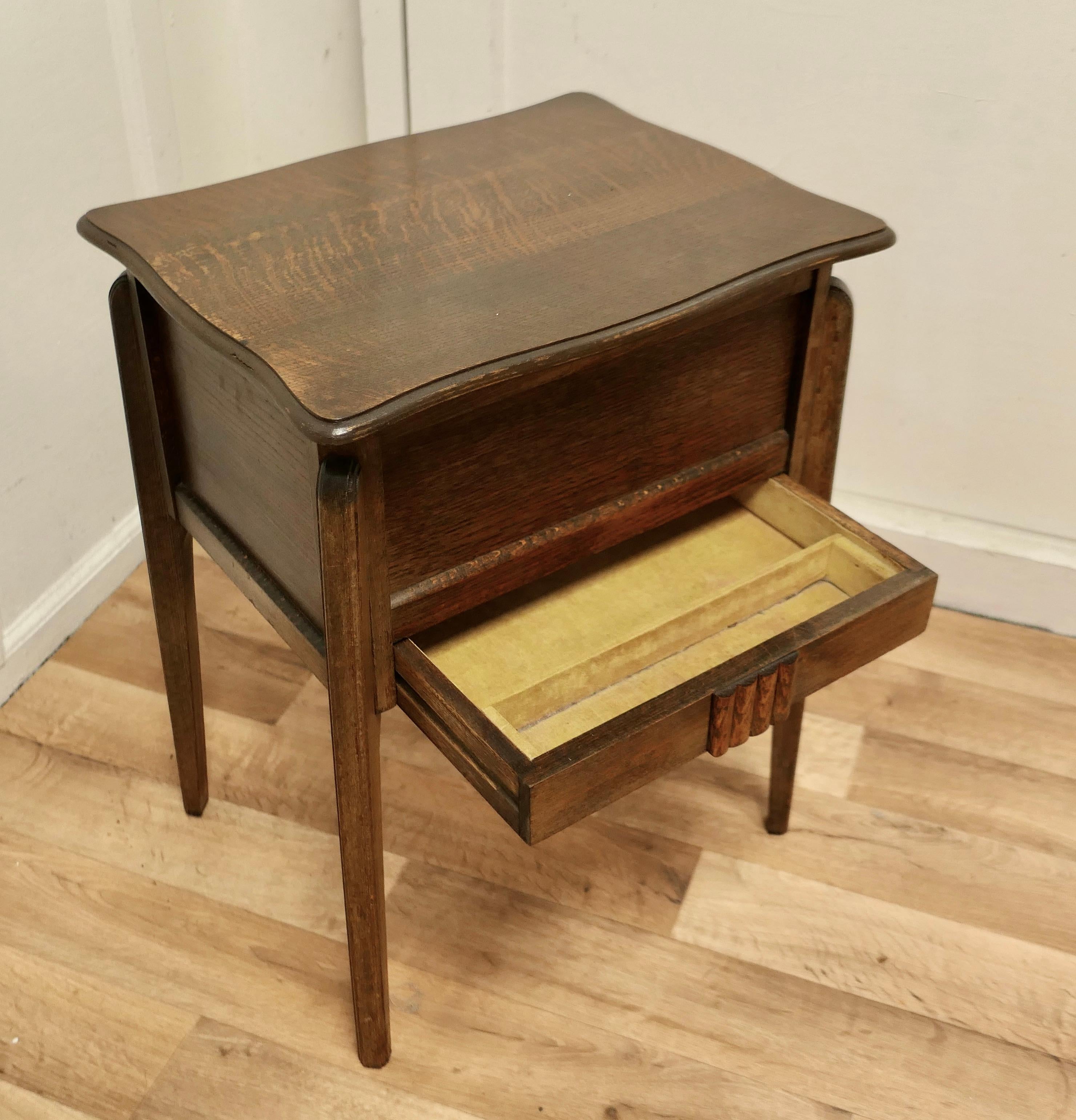 1930s sewing box on legs