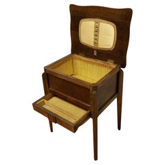 1930s Oak Oak Sewing Box Table by Morco
