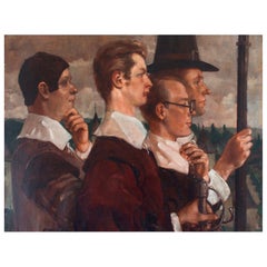 1930s Oil on Canvas