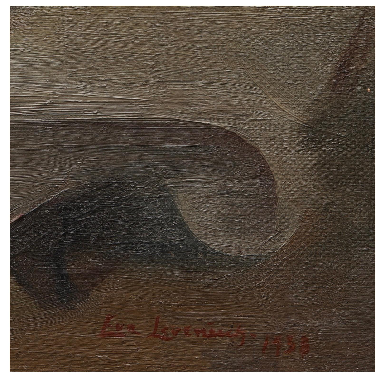 1930er Jahre Öl auf Leinwand 