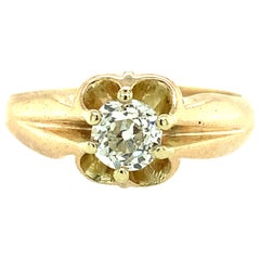 1930s Old Antique Cut Diamond Engagement Ring